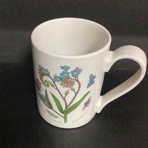 Portmeirion Botanic Garden Myosotis FORGET ME NOT Ceramic Coffee Mug